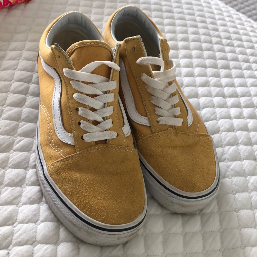 Mustard Suede Vans